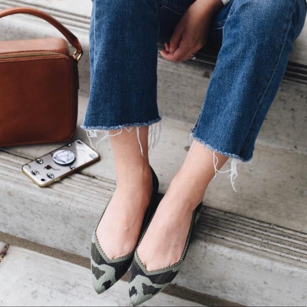 Retired Rothy’s Green Camo Size:10